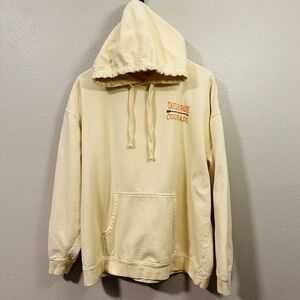 Beantown‎ Colorado Outdoor Graphic Hoodie Pullover Yellow Cotton Size 2XL